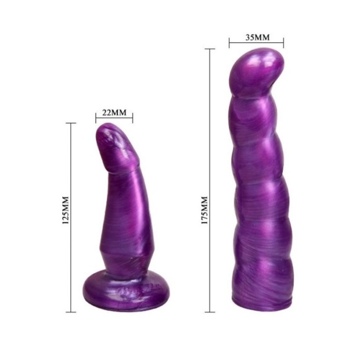 Çift Girişli Straplon Belden Bağlamalı Dildo