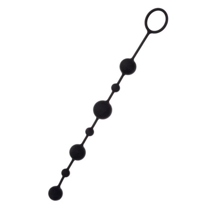 Coron Anal Boncuk Silikon Siyah 35,9 cm