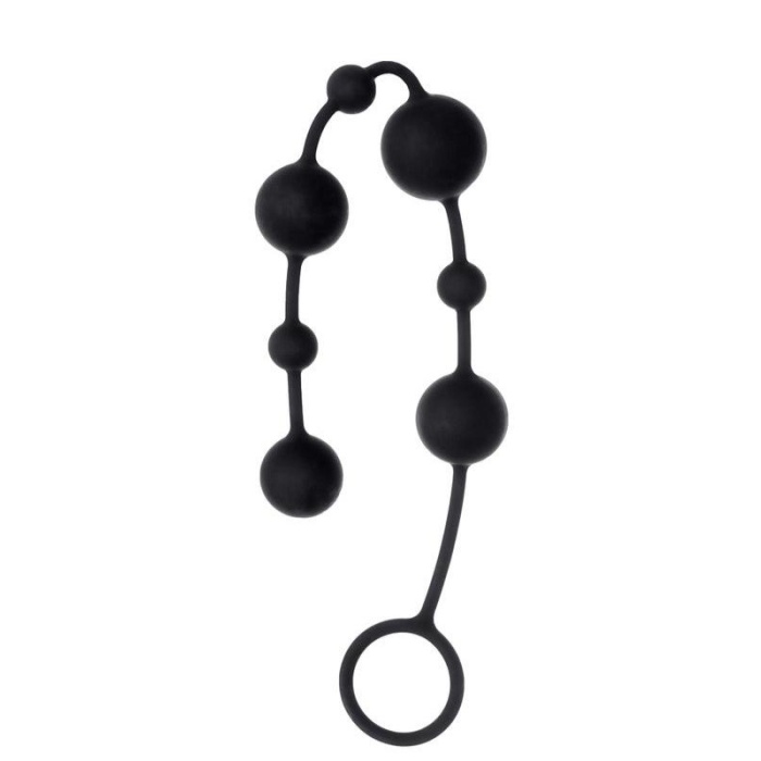 Coron Anal Boncuk Silikon Siyah 35,9 cm