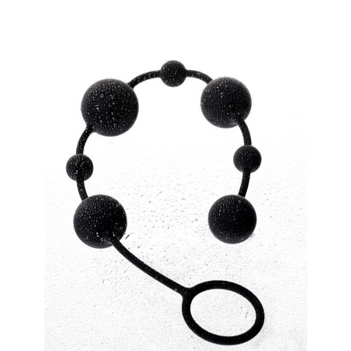 Coron Anal Boncuk Silikon Siyah 35,9 cm