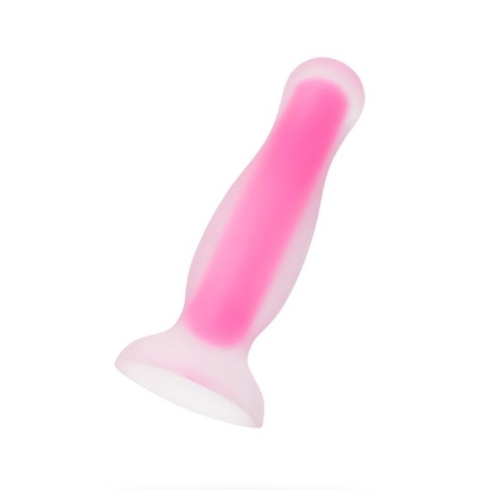 Beyond Cain Glow Gece Parlayan Anal Plug Silikon Şeffaf 10 cm