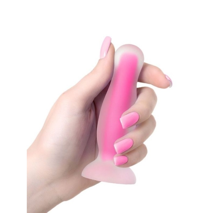 Beyond Cain Glow Gece Parlayan Anal Plug Silikon Şeffaf 10 cm