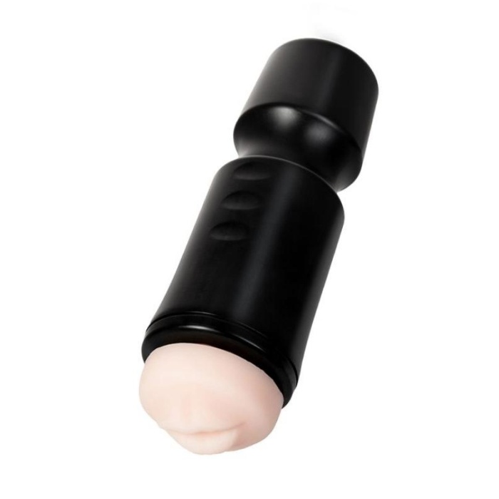 Ağız Oral Mastürbator TPE Siyah 24 cm