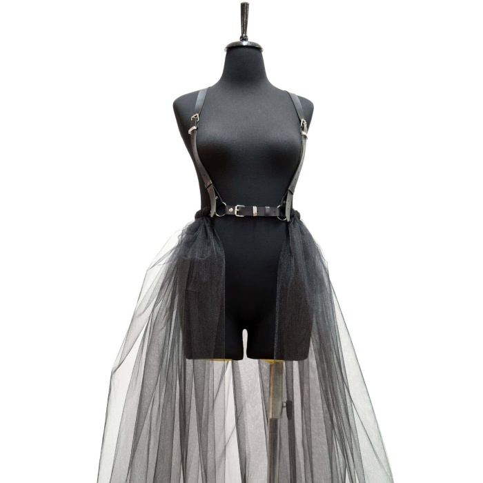 Uzun Tülü Harness Etek