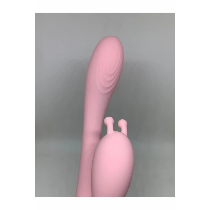 Isıtmalı Rabbit Vibratör Çift Uyarıcılı ve Şarjlı