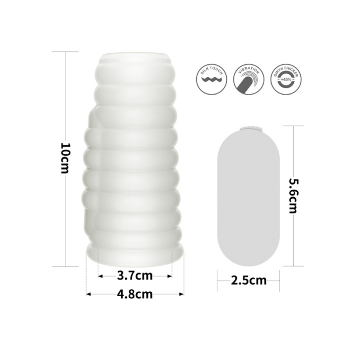 Censan Vibrating Wave Knights Ring (Beyaz)