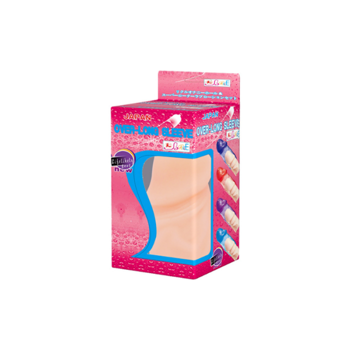 Censan Over - Long Sleeve 3cm Dolgulu Prezervatif Realistik Penis Kılıfı