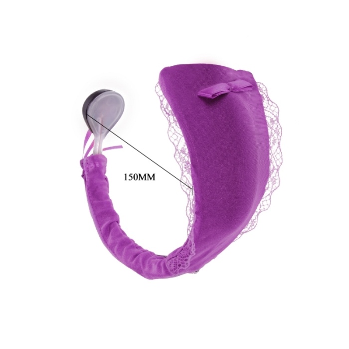Censan C-String İnvisible Secret Giyilebilir Kumandalı Vibratör Mor