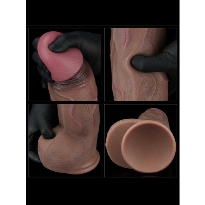 Censan 12 İnç Dual Layered Silicone Cock XXL