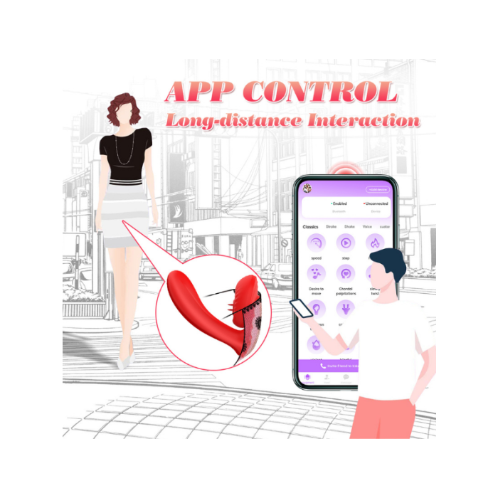 Censan FoxShow APP Kontrollü Giyilebilir Vibratör