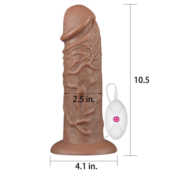 Censan 10.5 Realistic Chubby Vibrating Dildo