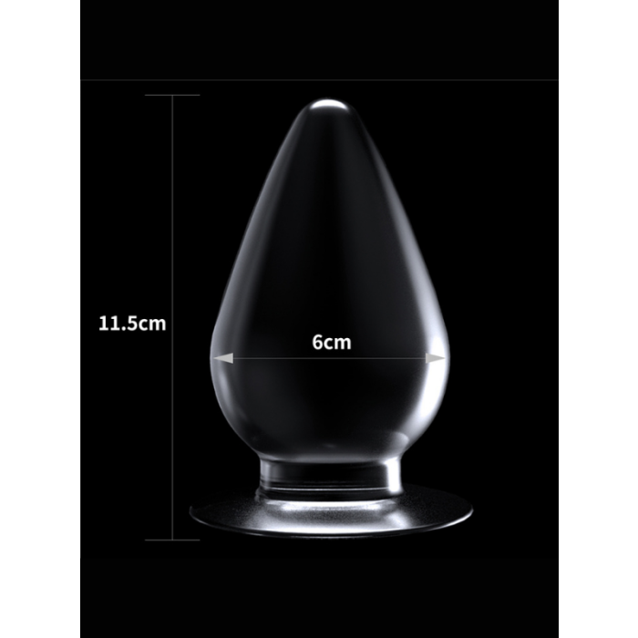 Censan Flawless Clear Anal Plug 4.5 İnç