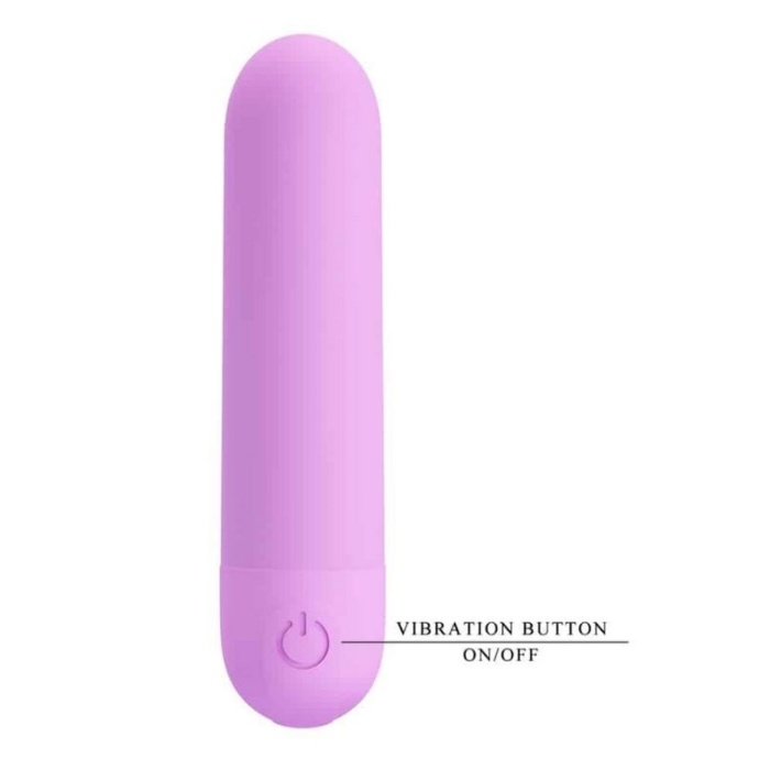 Censan Stefan Mini Massager Bullet Vibratör Mor