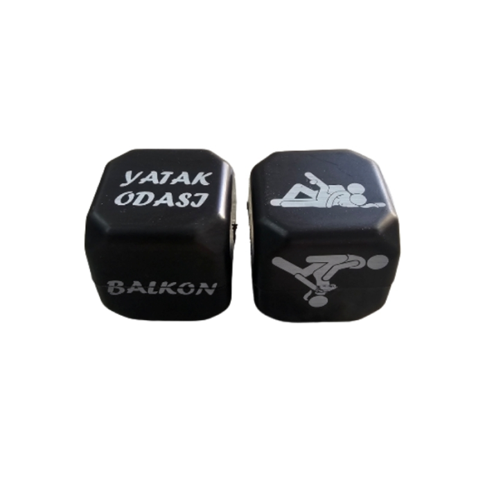 Censan Büyük Renkli Pozizyon Zarı Siyah