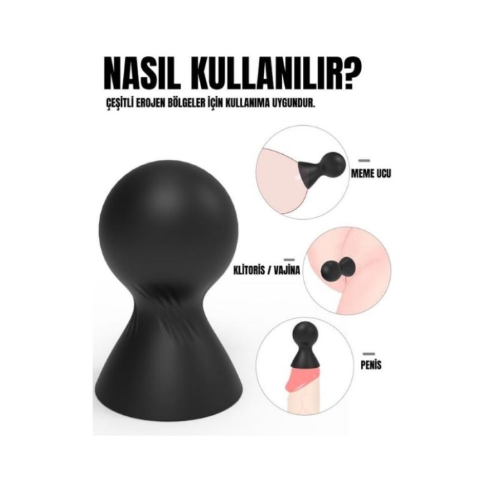 Censan Meme Ucu Vakum Cup – Güçlü Emiş Özellikli Göğüs Uyarıcı