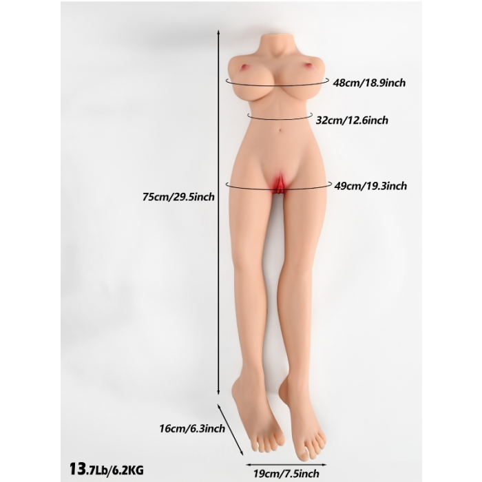 Censan Yarım Vücut Mastürbatör 6.2 kg