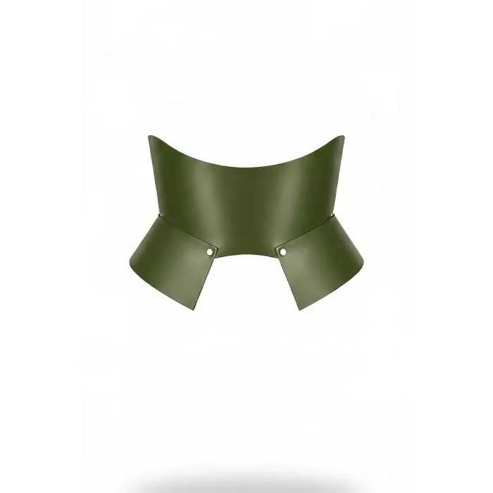 Haki Deri Geniş Kadın Kemeri, Korse Deri Kemer - APFT611