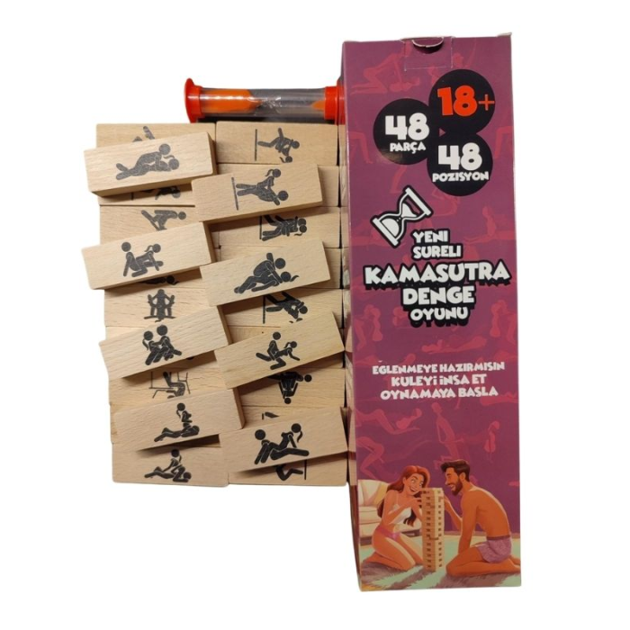 Censan Kamasutra Denge Oyunu  48 Pozisyonlu Yetişkin Eğlence Oyunu