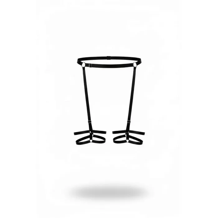 Siyah Jartiyer Harness Ayarlanabilir Bacak Kemerli - APFT591