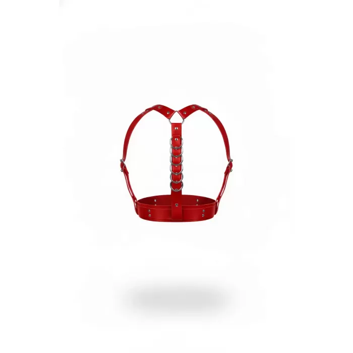 Kırmızı Kadın Kemer Halka Detaylı Vücut Aksesuarı - APFT976