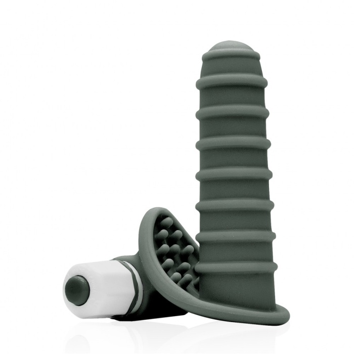 The Finger Titreşimli Klitoris Uyarıcılı Kılıf