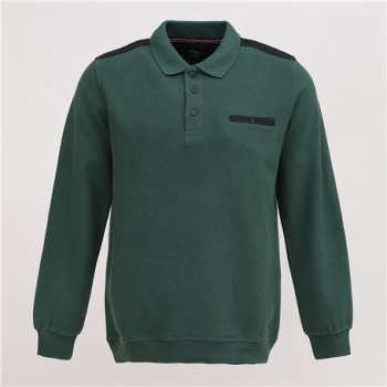 Erkek Uzun Kol Polo Yaka Kalın Sweat - PPS-2501 - Nefti