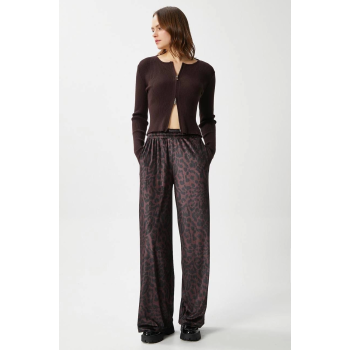 Leopar desen pantolon