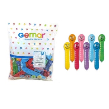 HediyeCantam AS-1 Gemar Spiral Balon 100 Adet -Dinamik Oyuncak