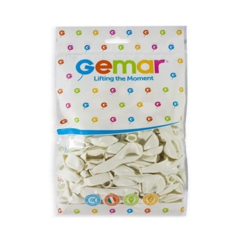 HediyeCantam G-90-01 Balon Beyaz 100 Adet -Dinamik Oyuncak
