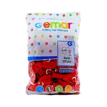 HediyeCantam GD-90-045 Bayrak Balon 100 Adet -Dinamik Oyuncak