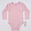 Basic Uzun Kol Yaş Body Pembe