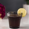 Akrilik Füme Tekli Kısa Bardak & Su Meşrubat Kahve Yanı Bardağı 300 ml ( Cam Değildir )