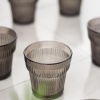 Akrilik Füme Tekli Kısa Bardak & Su Meşrubat Kahve Yanı Bardağı 300 ml ( Cam Değildir )