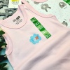 Kız Bebek Pembe  Hello Baby Yazlık Kolsuz Çıtçtıtlı Body Tulum 2 Adet