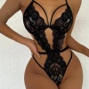 Şık Siyah Dantelli Babydoll Gecelik Brf1297