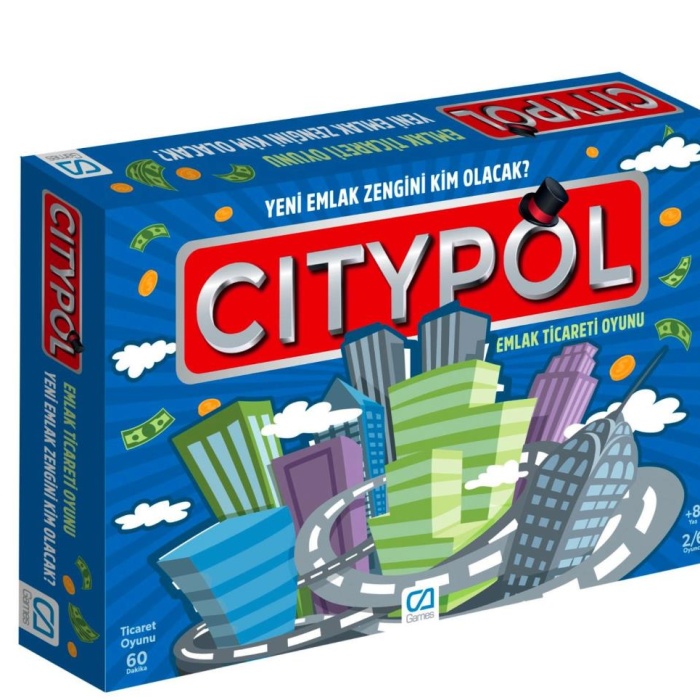 Nessi World CAOYN-5221 Citypol Emlak Ticaret Oyunu -CA Games