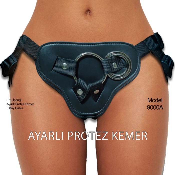 Hediye Cantam Ayarlı Protez Kemer Siyah 7000S