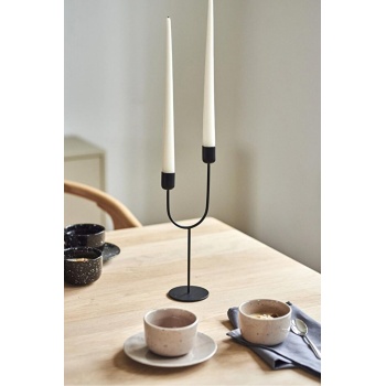 SMD-003 3’lü Siyah Metal Dekoratif Şamdan Seti (30-40-50 cm)