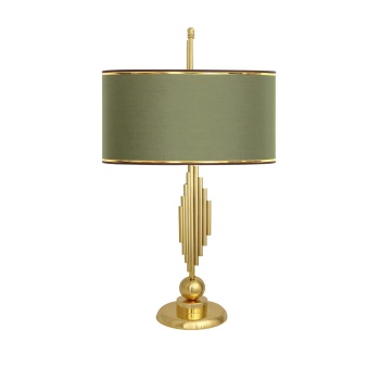 Marche Mka-001 Gold Kaplama Metal Abajur - Gold Haki