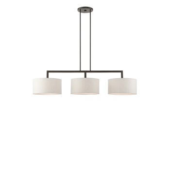 Uk002 Özel Statik Siyah 3 Kollu Avize