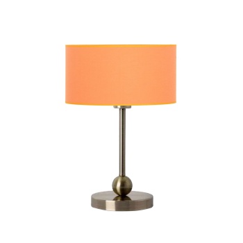 Sphere Eskitme Kaplama Metal Abajur - Turuncu