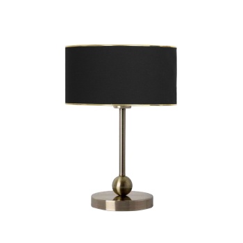 Sphere Eskitme Kaplama Metal Abajur - Gold Siyah