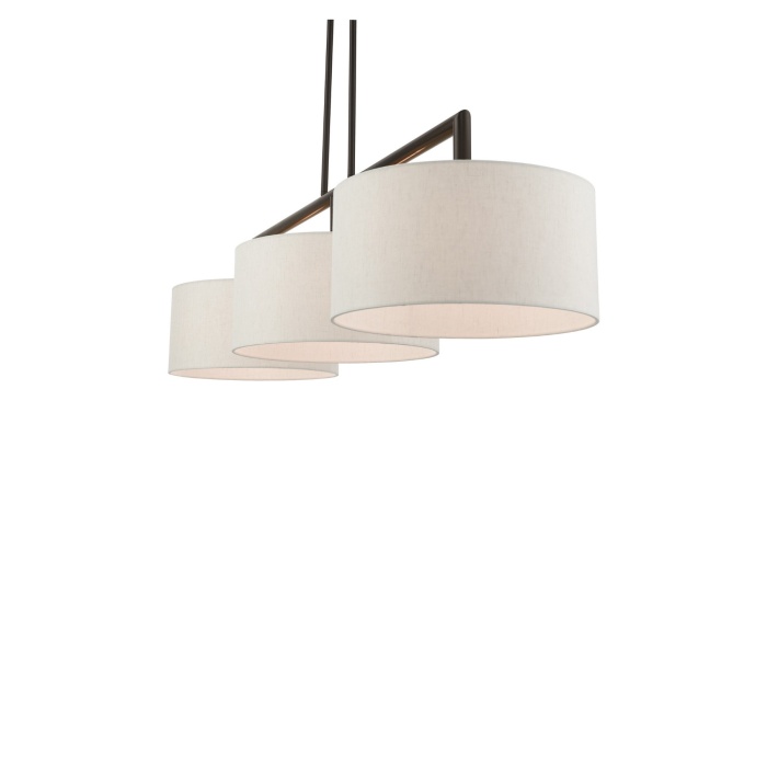 Uk002 Özel Statik Siyah 3 Kollu Avize