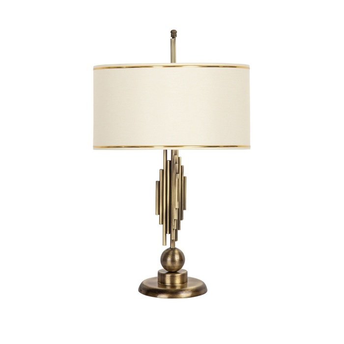 Marche Mka-01 Eskitme Mat Gold Metal Abajur - Gold Krem