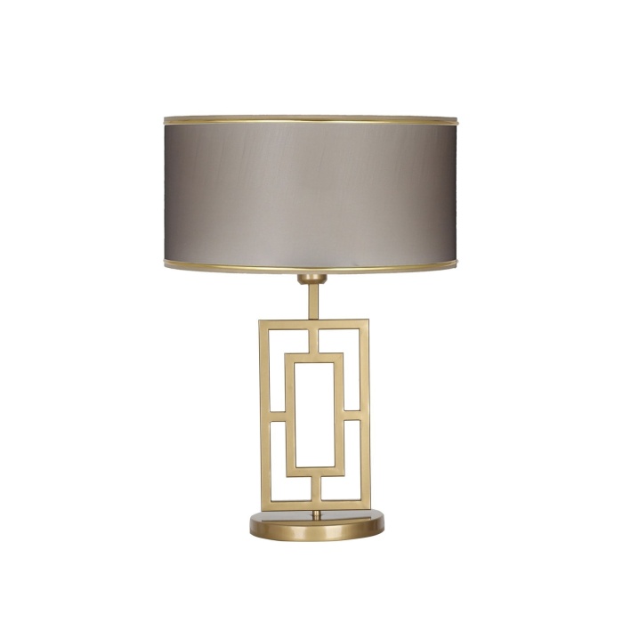 Puglia Eskitme Mat Gold Metal Abajur - Gold Orego