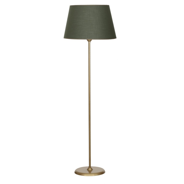 Conic Eskitme Tek Ayaklı Metal Düz Lambader - Konik Haki Yeşil