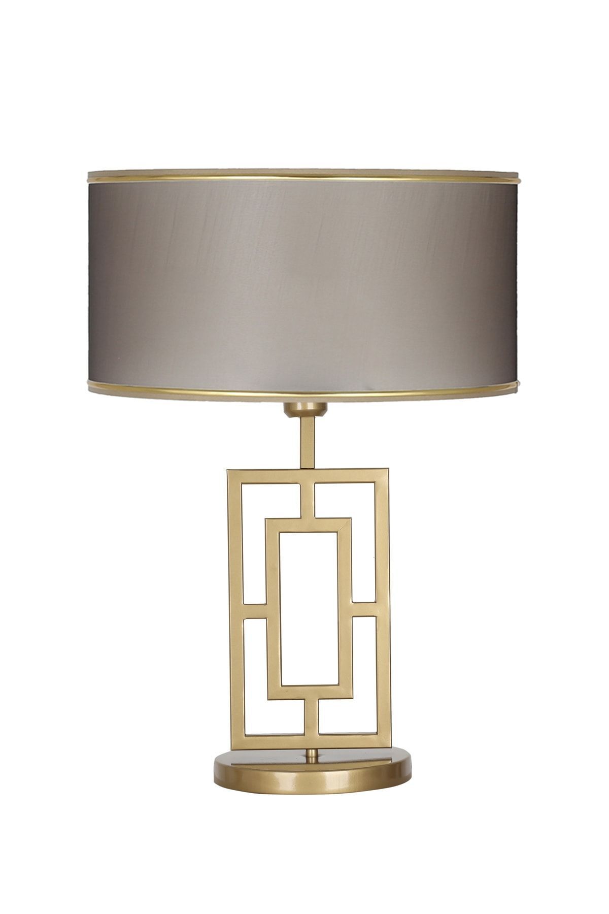 Puglia Eskitme Mat Gold Metal Abajur - Gold Orego