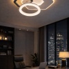 Atelier Hexa Modern LED Plafonyer – Geometrik Tasarımlı Salon ve Yatak Odası Tavan Lambası