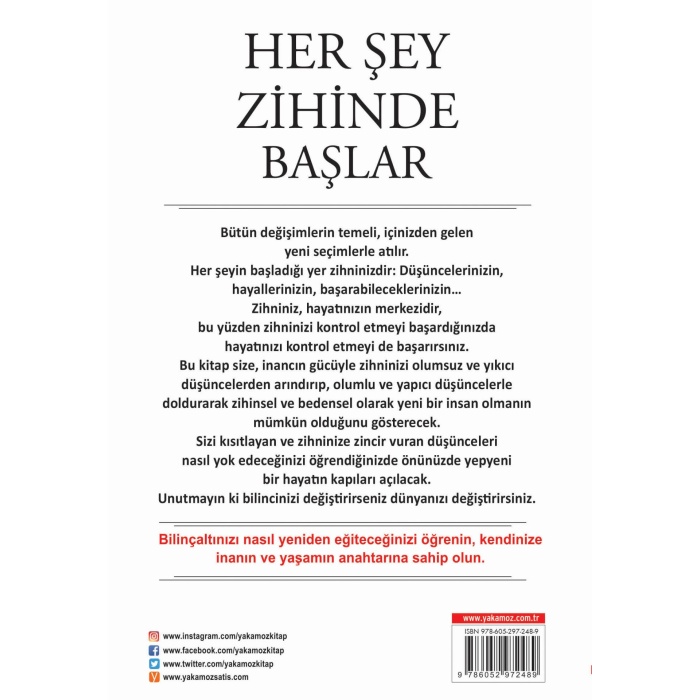 Her Şey Zihinde Başlar