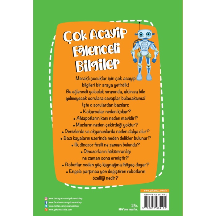 Çok Acayip Eğlenceli Bilgiler 3 - Yeşil